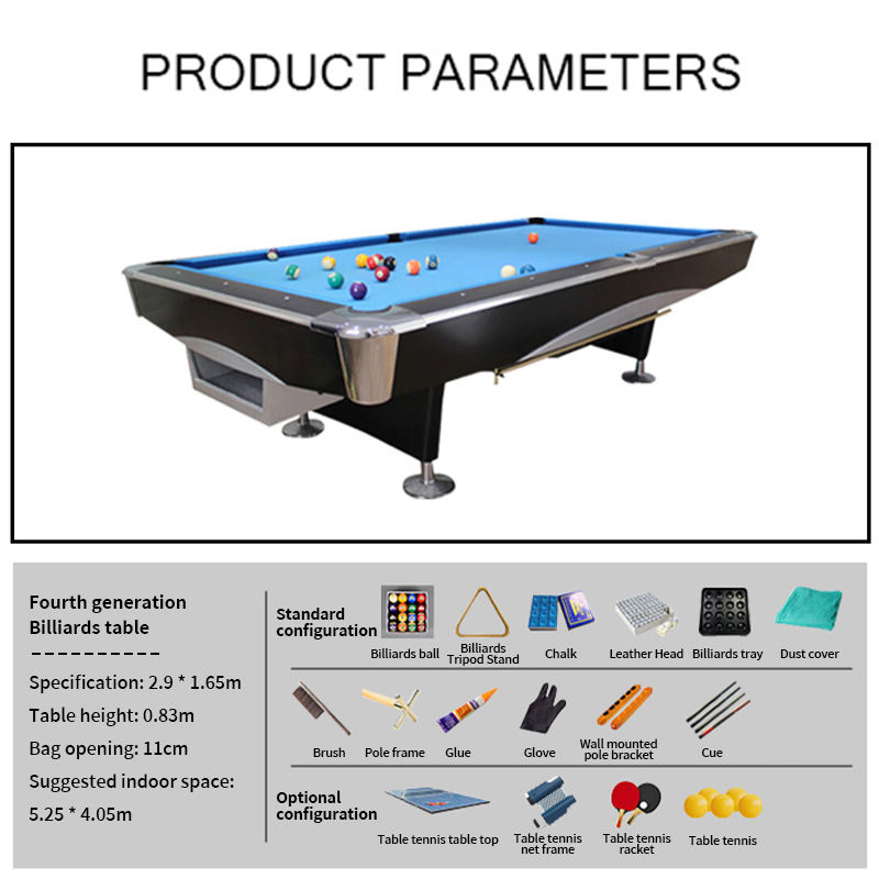 공장 재고 현대식 9피트 팬시 나인볼 당구대 스포츠 투 - Table Tennis Game 리뷰 및 가격