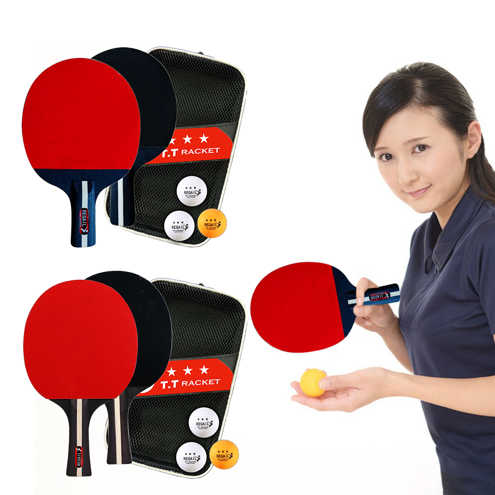 탁구 라켓 2 개 및 공 3 개, 탁구 패들 세트, 전 - Table Tennis Kit Bag 리뷰 및 가격