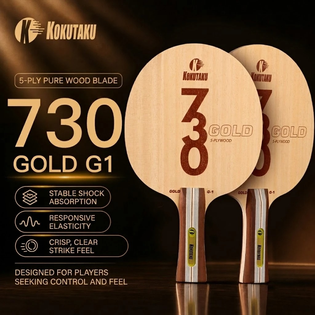 코쿠타쿠 탁구 블레이드 FL 730 G1 5겹 목재 / - Table Tennis Game 리뷰 및 가격