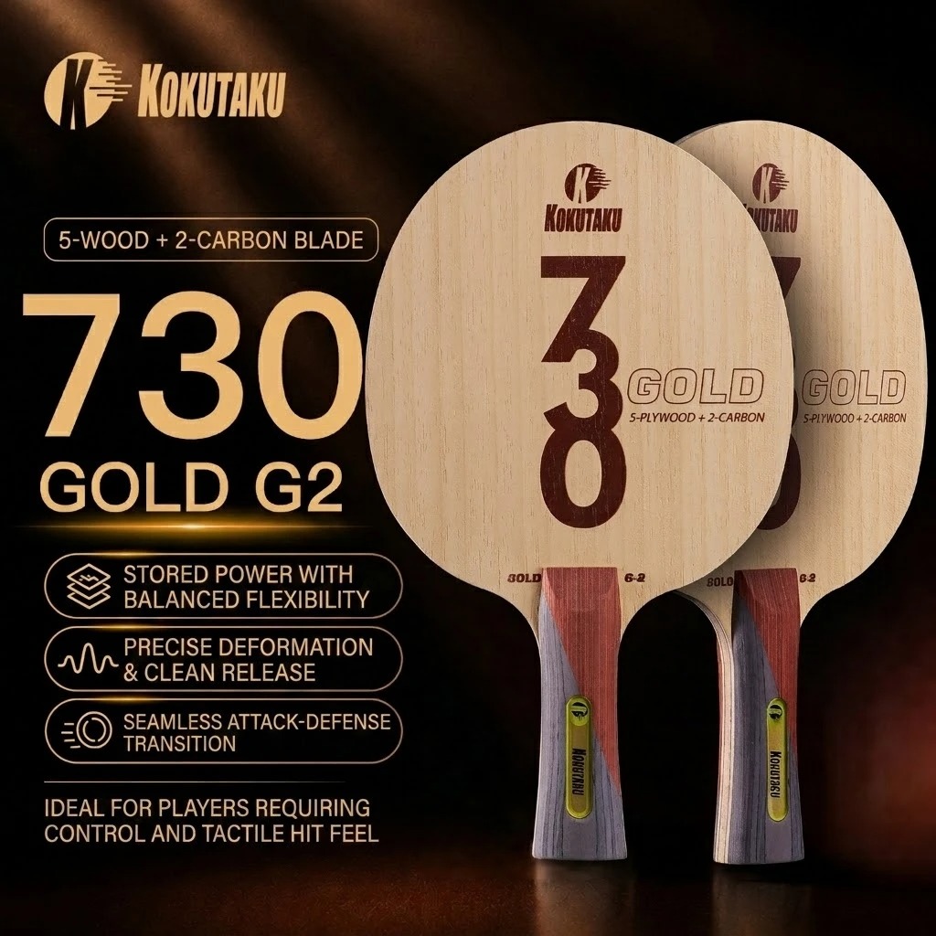 코쿠타쿠 탁구 블레이드 FL 730 G1 5겹 목재 / - Table Tennis Game 리뷰 및 가격