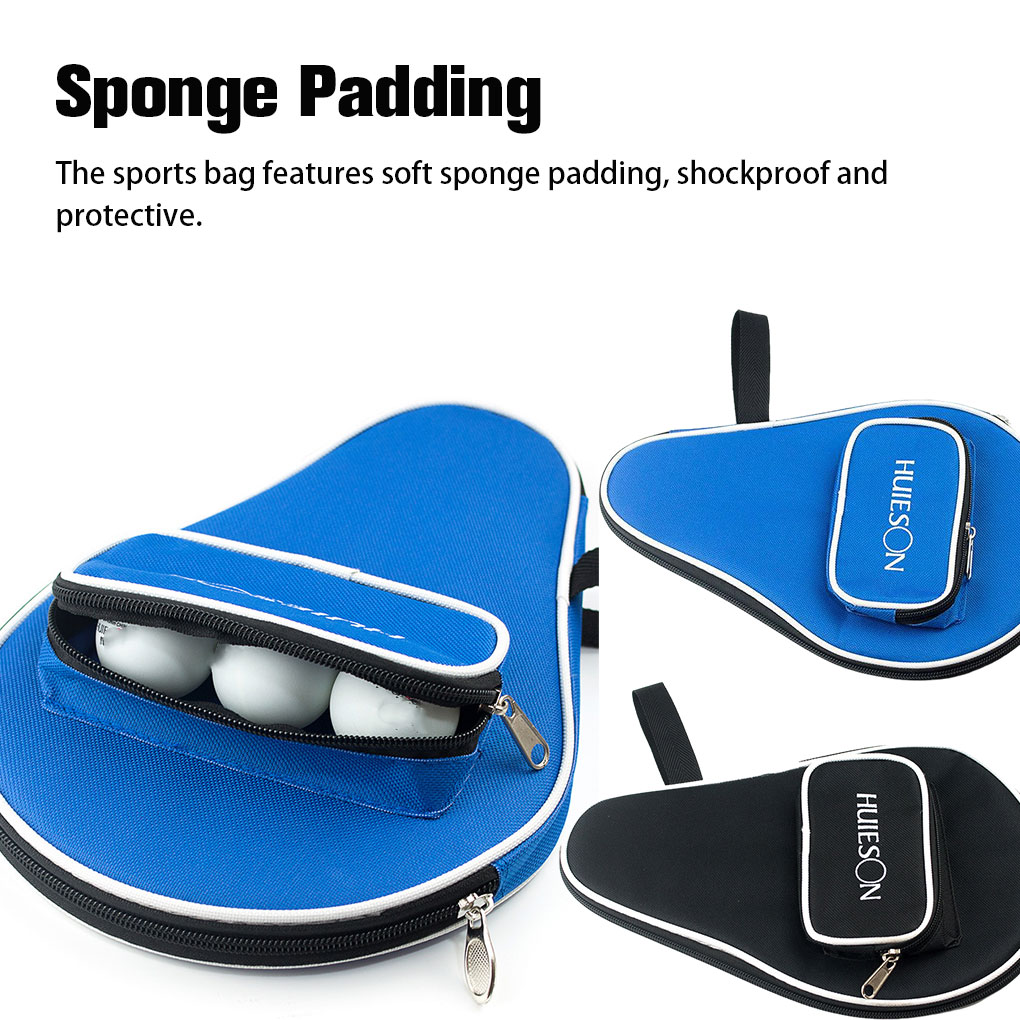 블랙/블루 싱글 탁구 라켓 배트 가방 옥스포드 천 스펀 - Table Tennis Kit Bag 리뷰 및 가격