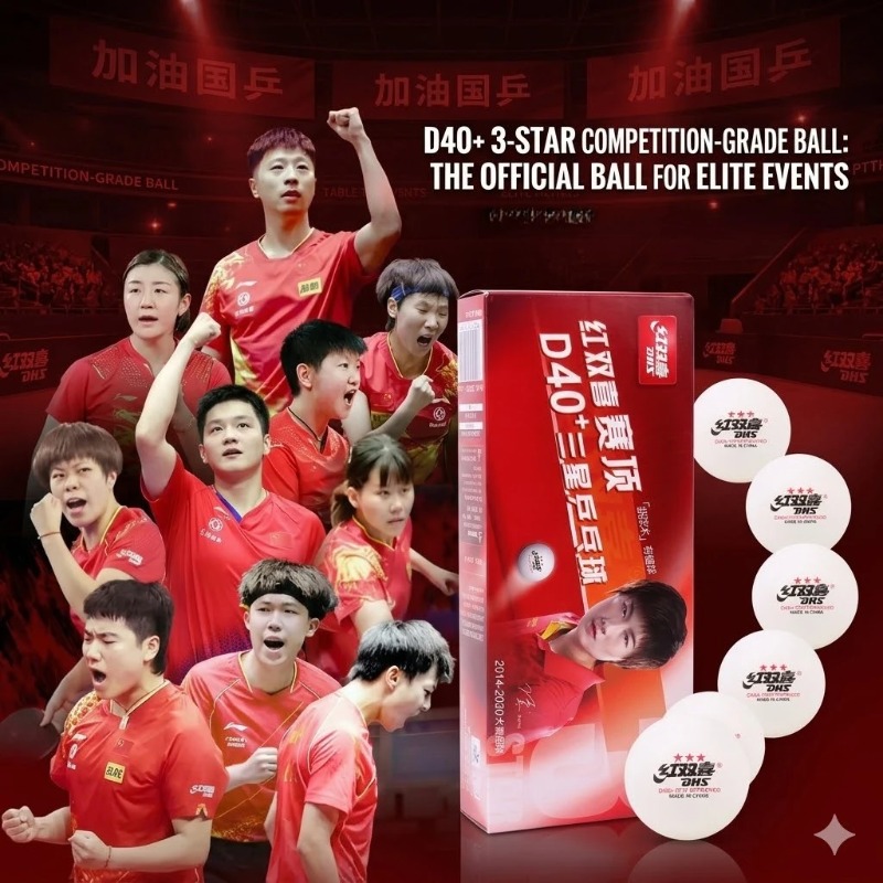 오리지널 DHS 심드 탁구공 D40+ ABS 신소재 1 - Table Tennis Video Game 리뷰 및 가격