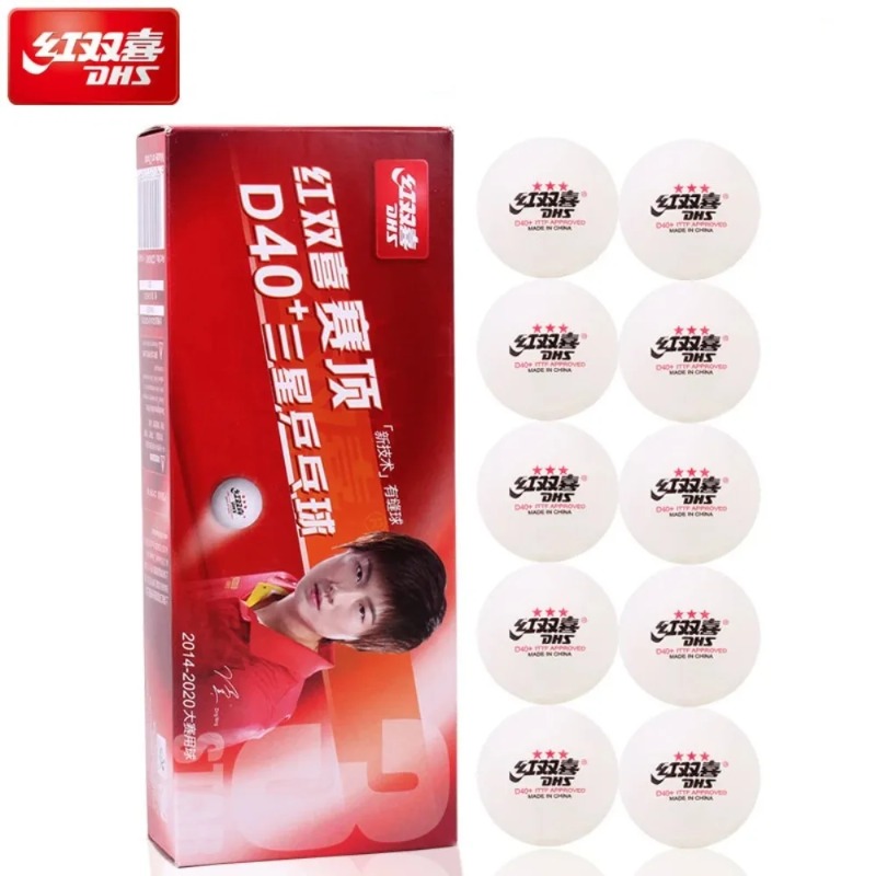 오리지널 DHS 심드 탁구공 D40+ ABS 신소재 1 - Table Tennis Video Game 리뷰 및 가격