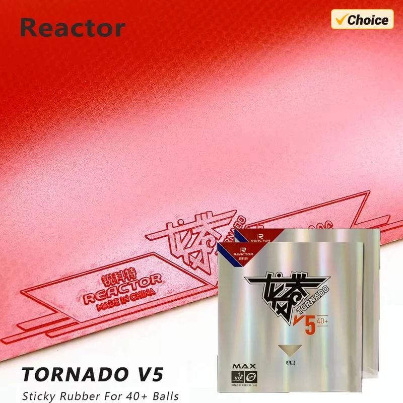 REACTOR Tornado V5 탁구 러버 스티키 루 - Table Tennis Club 리뷰 및 가격