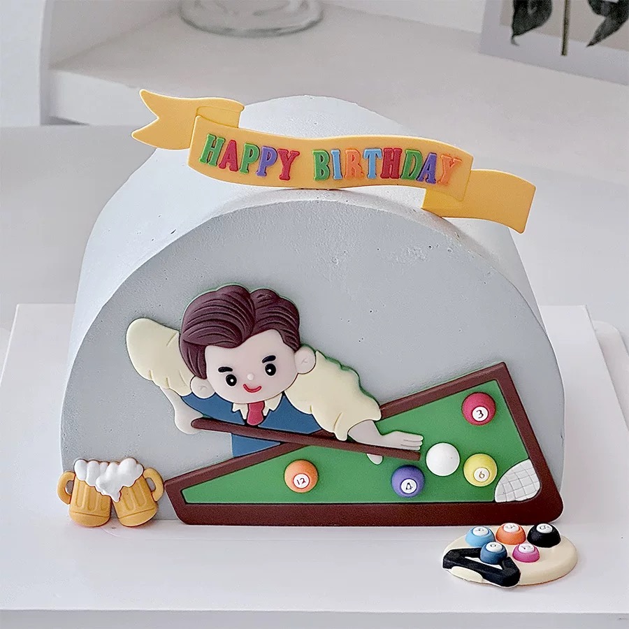 당구 케이크 생일 장식, 해피 어버이날 생일 맥주 아빠 - Table Tennis Game 리뷰 및 가격