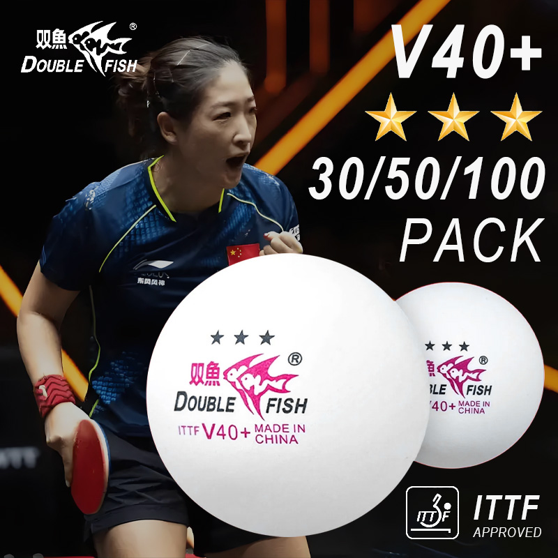 더블 피쉬 3 스타 V40+ 30/50/100 Pcs  - Table Tennis Video Game 리뷰 및 가격