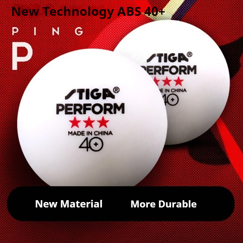 스티가 3스타 탁구공 40+ ABS 신소재 핑퐁볼, 이 - Table Tennis Video Game 리뷰 및 가격