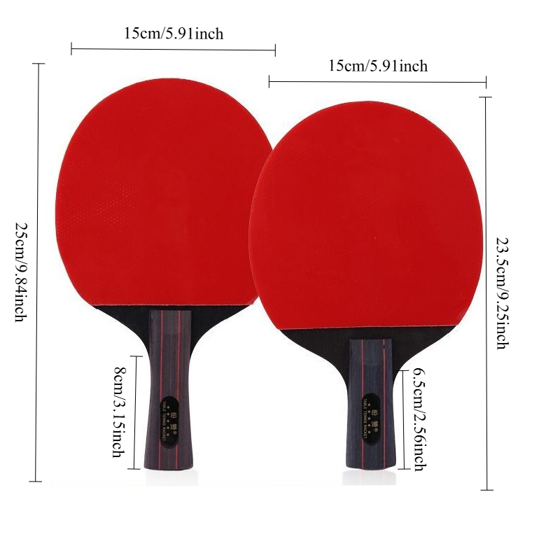 5성급 탁구 라켓 세트 7겹 포플러 나무 블레이드 이중 - Table Tennis Kit Bag 리뷰 및 가격