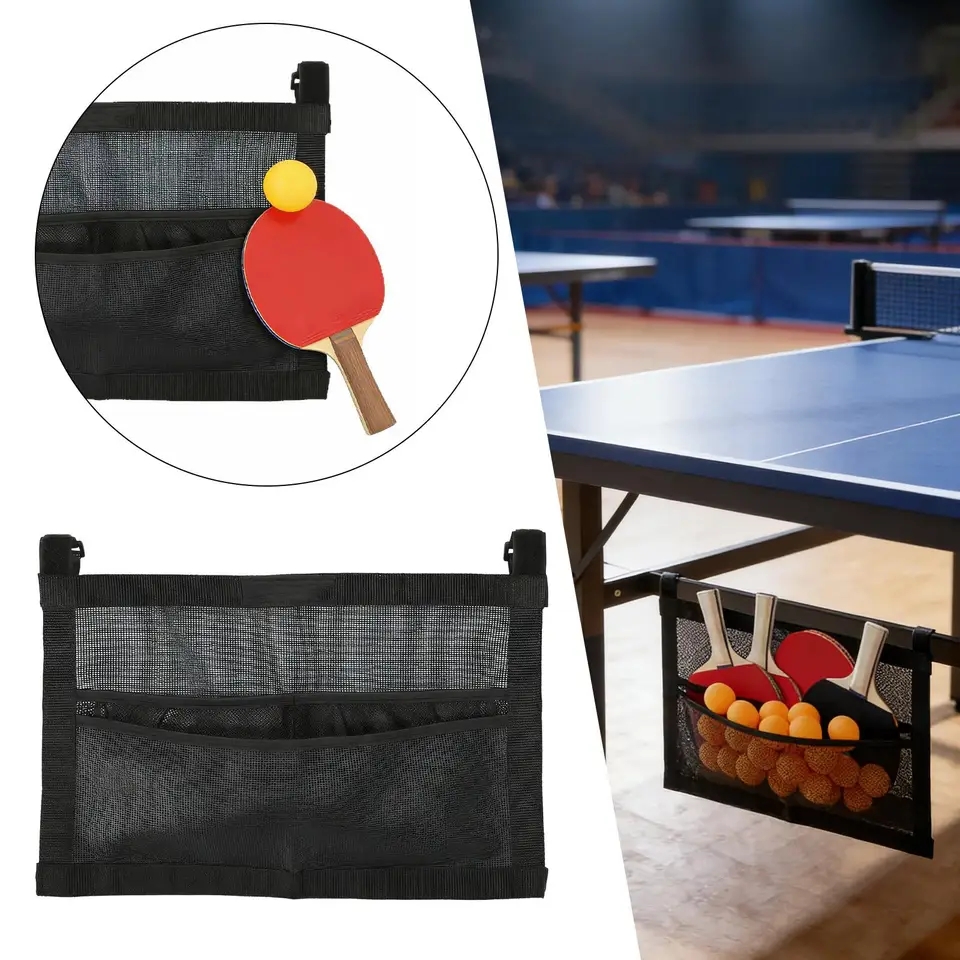 새로운 메쉬 탁구공 홀더 대용량 가방 탁구공 정리함 벽 - Table Tennis Training 리뷰 및 가격